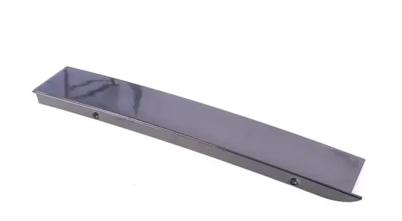 Front door glass trim molding