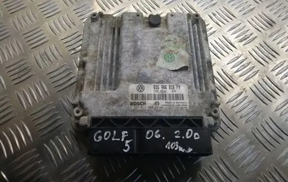 Volkswagen Golf V Engine control unit/module 03G906016FM 0281011903