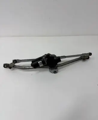Front wiper linkage and motor