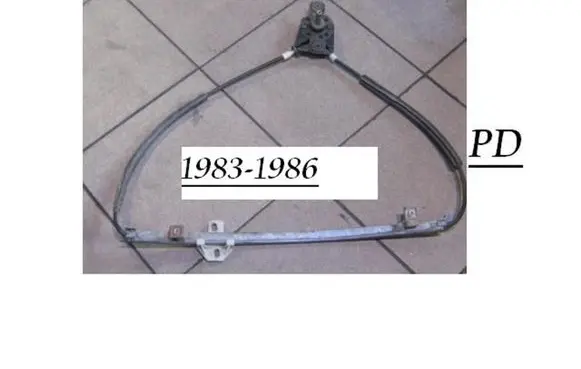 Volkswagen Golf II Front door manual window regulator 