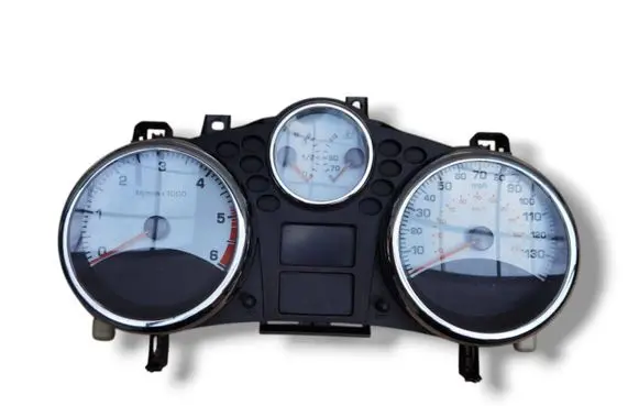 Peugeot 207 Speedometer (instrument cluster) A2C53370977 9666749280