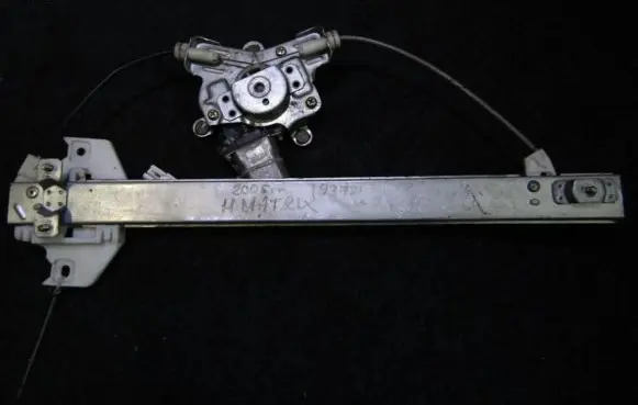 Hyundai Matrix Sliding door window regulator with motor