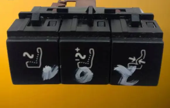 Citroen C4 II Picasso Seat control switch 96781190ZD