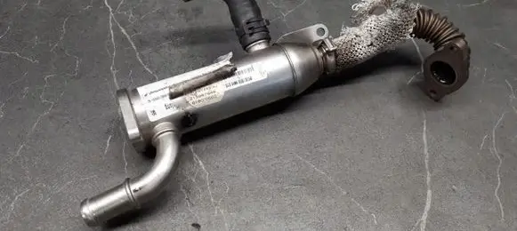 Jaguar S-Type EGR valve cooler 4R8Q-9Y493-AJ
