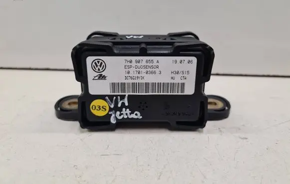 Volkswagen Jetta V ESP acceleration yaw rate sensor 7H0907655A 10170103663