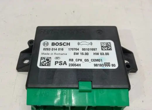 Peugeot 3008 II Parking PDC control unit/module 9819360080 1621267080
