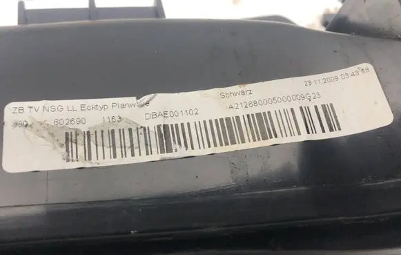 Mercedes-Benz E W212 Center console A2126800050 DBAE001102