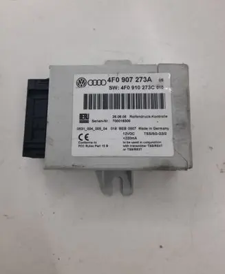 Audi A6 S6 C6 4F Tire pressure control unit 4F0907273A 4F0910273C