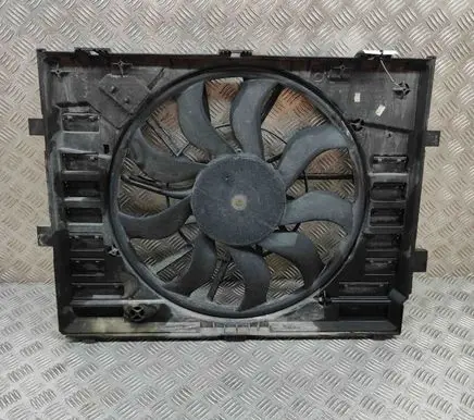 Volkswagen Touareg II Radiator cooling fan shroud 7P6121203B 0470180263
