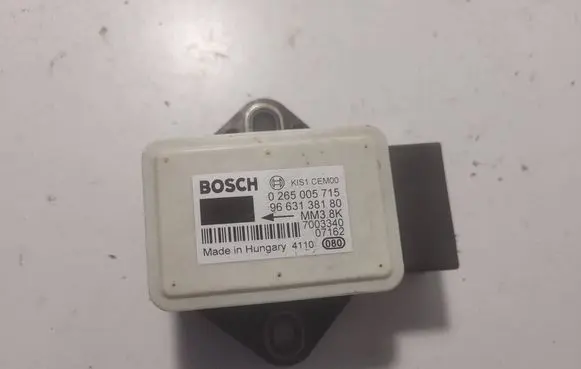 ESP acceleration yaw rate sensor