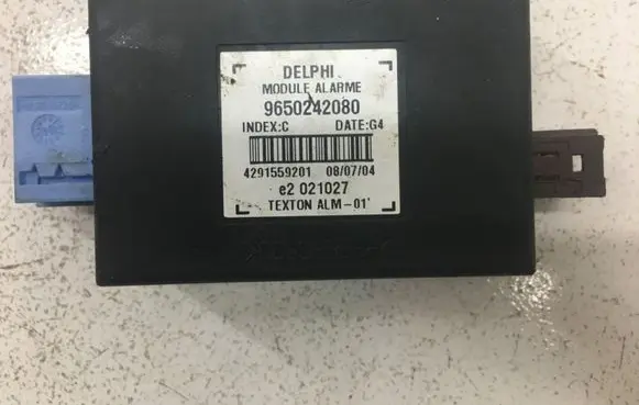 Citroen C5 Alarm control unit/module 9650242080 4291559201 E2021027