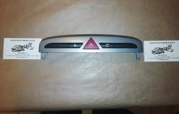 Peugeot 308 Hazard light switch 9659215177 03069010
