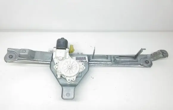 Rear door window regulator with motor