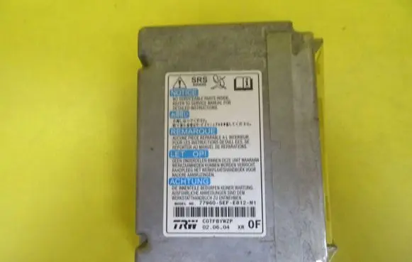 Honda Accord Airbag control unit/module 77960SEFE812M1