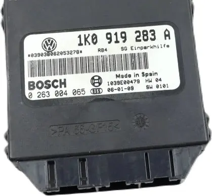 Volkswagen Touran I Parking PDC control unit/module 1K0919283A