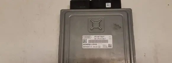 Audi A6 S6 C6 4F Engine control unit/module 4F0907552F 4F0910552T