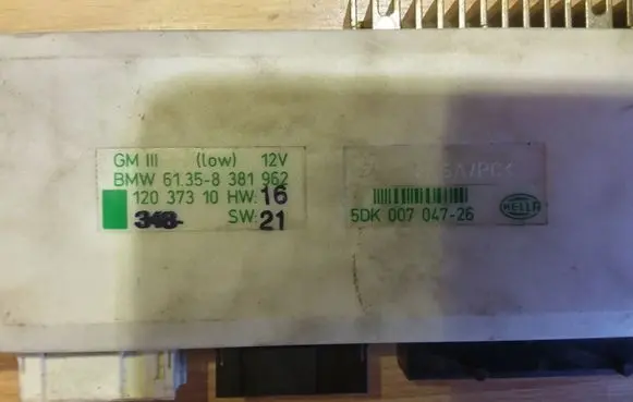 BMW 5 E39 Comfort/convenience module 61358381962 12037310
