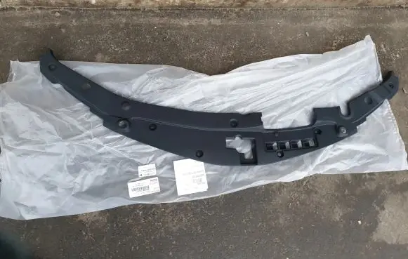 Engine bonnet/hood lock trim molding