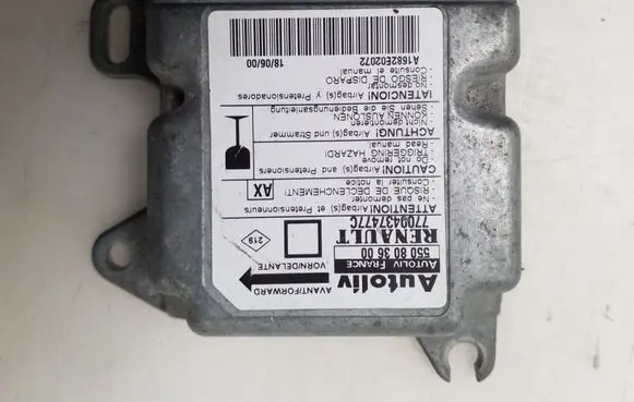 Renault Megane I Airbag control unit/module 550803600