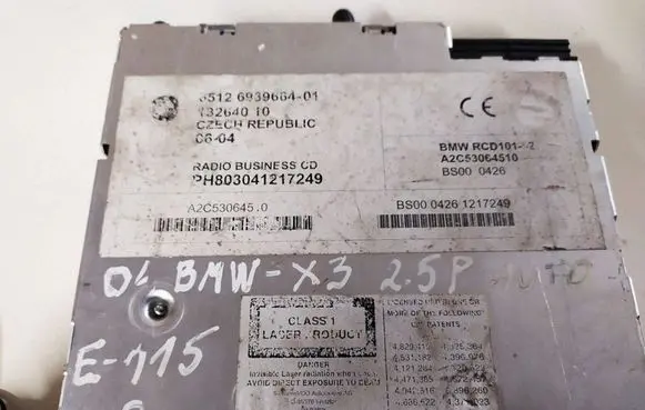 BMW X3 E83 Radio/CD/DVD/GPS head unit 6512693966401 13264010 PH803041217249