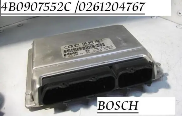 Audi A6 S6 C5 4B Engine control unit/module 0261204767 4B0907552C
