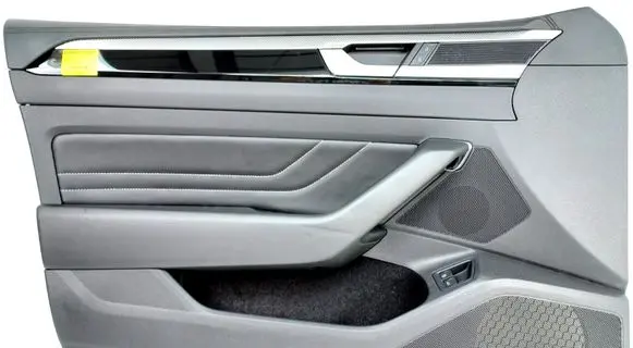 Front door card panel trim