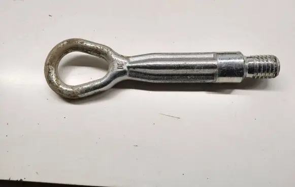 Towing hook eye