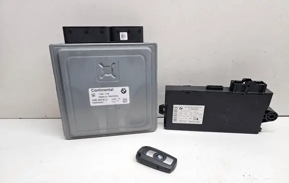 BMW 3 E90 E91 Engine ECU kit and lock set 7621178 9237047 61359237047