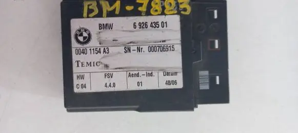BMW 5 E60 E61 Seat control module 6926435 NWC04