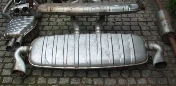 Volkswagen Touareg I Muffler/silencer 7L6253611M