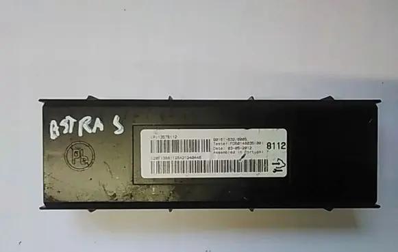 Opel Astra J Air conditioning/heating control unit 13578112