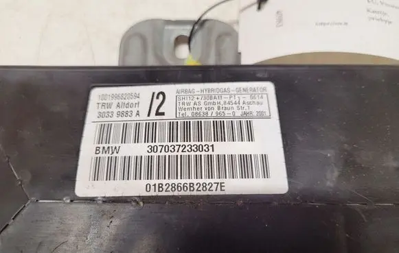 BMW X5 E53 Seat airbag 1001996820594 30339883A 307037233031