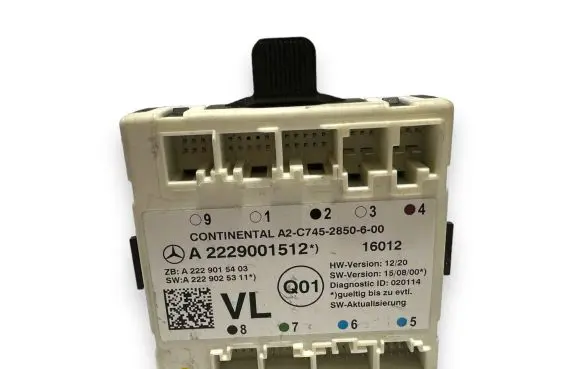 Mercedes-Benz C W205 Door control unit/module A2229001512 A2229025311 A2229015403
