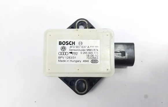 Audi A6 S6 C6 4F ESP acceleration yaw rate sensor 4F0907637A