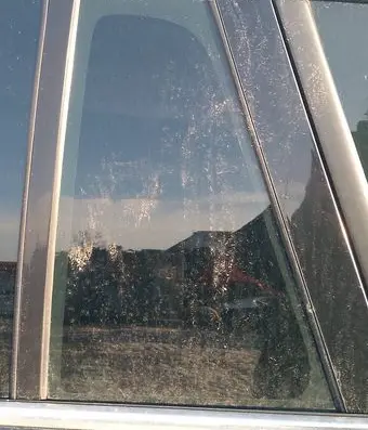 Renault Laguna III Front vent window/glass (coupe) 