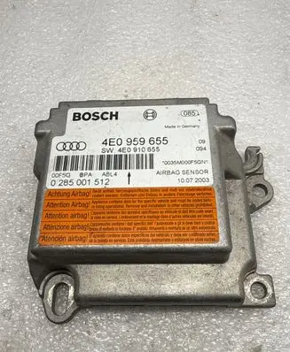 Audi A8 S8 D3 4E Airbag control unit/module 4E0959655 0285001512 4E0910655