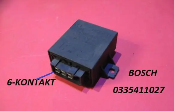 Mercedes-Benz E W124 Hazard warning light relay 0335411027