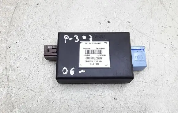 Peugeot 307 CC Alarm control unit/module 9657384680