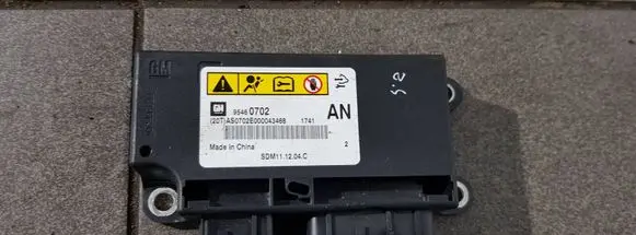 Chevrolet Captiva Airbag control unit/module 95460702 SDM111204C AS0702E000043468
