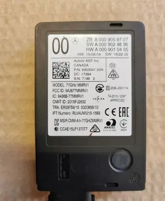 Mercedes-Benz E W213 Blind spot module A0009059707 A0009010405 A0009024836