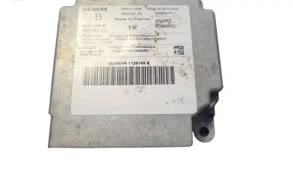 Peugeot 307 Airbag control unit/module 9650109480
