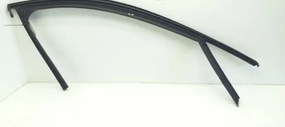 Front door glass trim molding