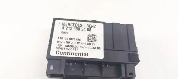 Mercedes-Benz E W212 Fuel injection pump control unit/module A2129003408 110189094819E