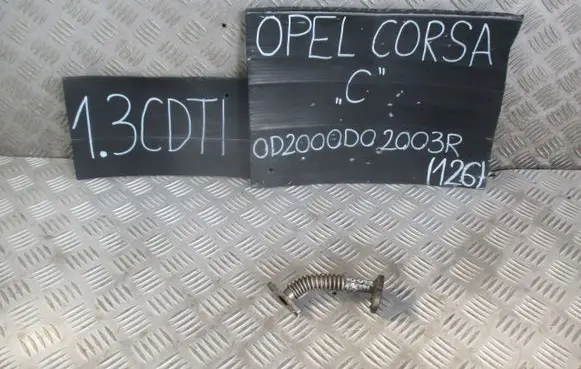 Opel Corsa C EGR valve line/pipe/hose