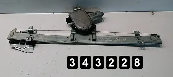 Front door window regulator with motor