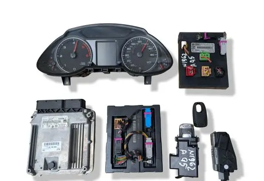 Audi Q5 SQ5 Engine ECU kit and lock set 0281016453 8R0907401J