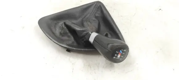 BMW 1 E82 E88 Gear lever shifter trim leather/knob 803730502 2511 24223110