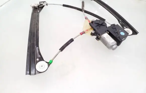 Front door window regulator with motor