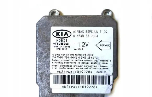 KIA Carnival Airbag control unit/module 0K54B677F0A