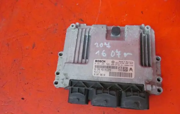 Peugeot 207 Engine control unit/module 9664738680 0261201505
